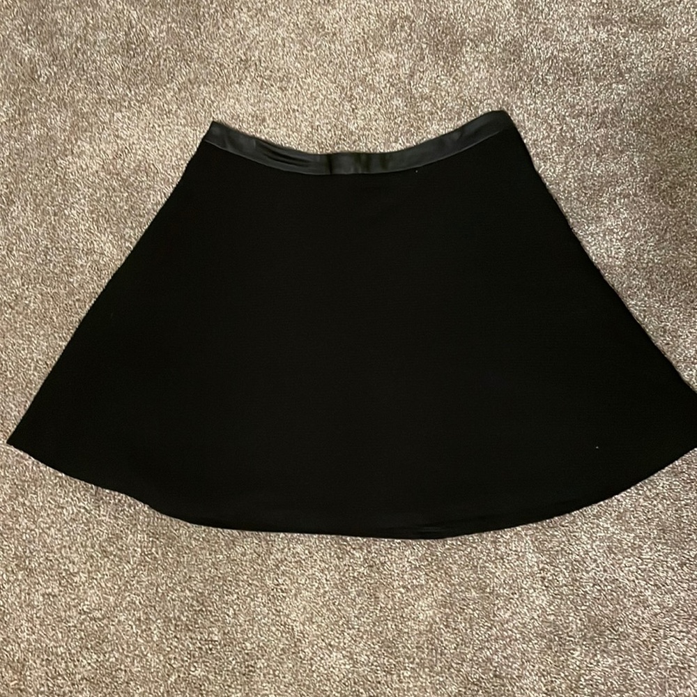 Black circle skirt